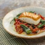 halibut with peppers from Tom Kitchin’s Fish and Shellfish
