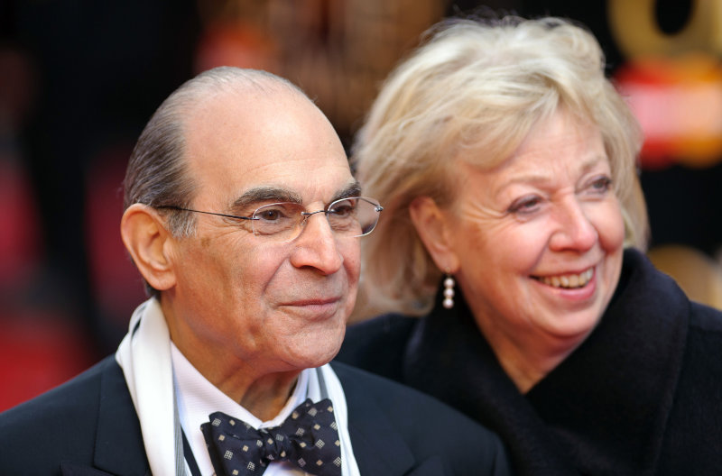 David Suchet and his wife Sheila do fitness classes together (Dominic Lipinski/PA)