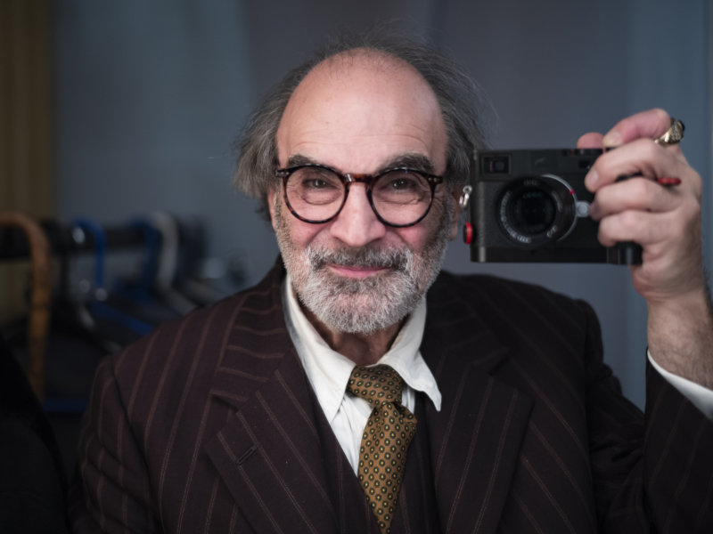 David Suchet with camera as he tries not to worry about getting older (David Suchet/PA)