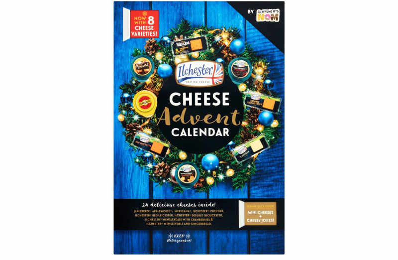 cheese Christmas advent calendar