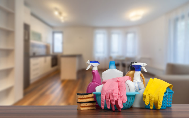 Choose cleaning products carefully and go green if you can.
