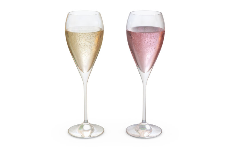 Champagne tuilp shaped glasses