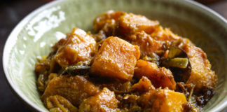 Golden pumpkin curry from Mandalay by MiMi Aye (Cristian Barnett/PA)
