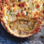 Lasagne with slow-cooked fennel, sweet leeks & cheeses