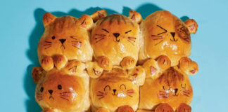 Tangzhong Cat Buns - baked stage - from Baking With Kim-Joy (Quadrille, £18.99) (Ellis Parrinder/PA)