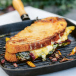 rainbow chard, cheddar and mango chutney cheese toastie from Charred by Genevieve Taylor (Quadrille/Jason Ingram/PA