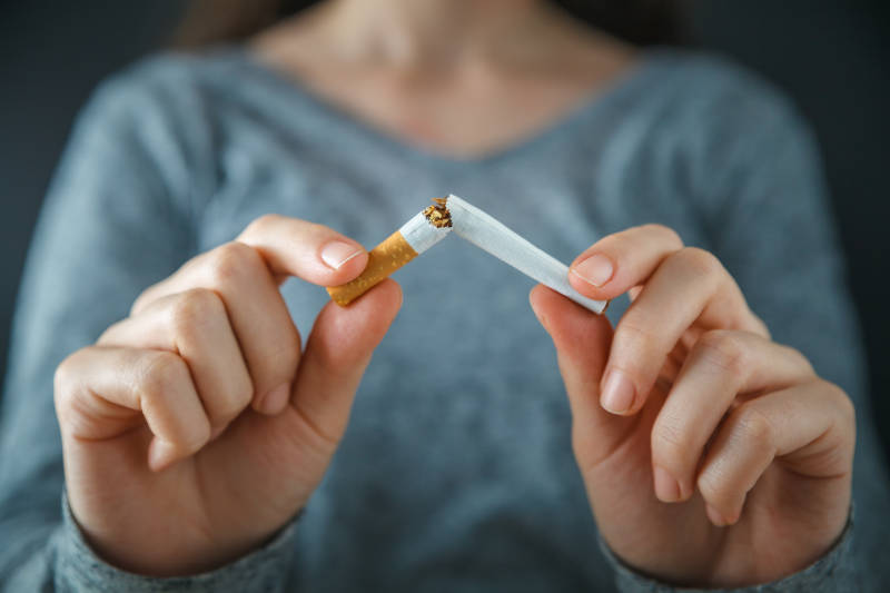 Tips for stopping smoking include treatments such as stopping smoking hypnosis.