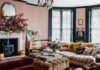 Pearl Lowe's living room is featured in her book, Faded Glamour (Amy Neunsinger/CICO Books/PA)