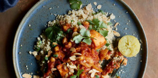 Sweet potato tagine from BISH BASH BOSH! by Henry Firth and Ian Theasby (Lizzie Mayson/PA)