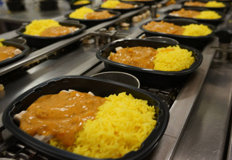 Ready-meals being manufactured in a high speed food factory (Thinkstock/PA)