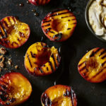 Roasted Peaches with Whipped Cream