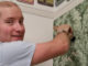 Richard Burr reveals how to wallpaper a feature wall (Richard Burr/PA)