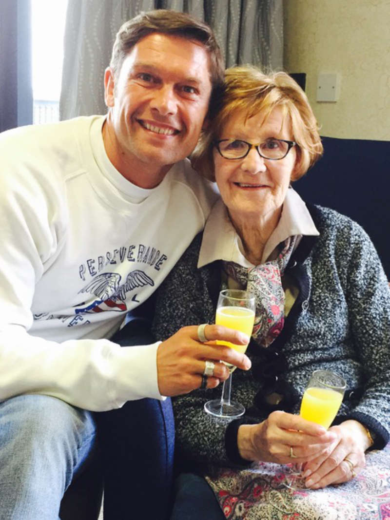 John Partridge with his beloved mum, Bridie, who he lost to Alzheimer’s in 2017 