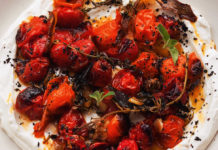 Hot charred cherry tomatoes (Jonathan Lovekin/PA)