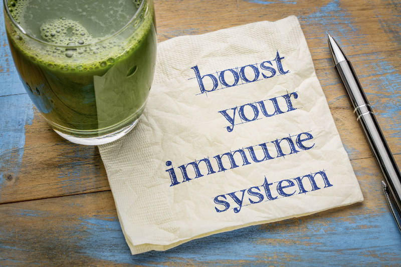 Vitamin C can help boost your immune system.