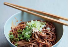Undated Handout Photo of cold buckwheat noodles from The Food of Sichuan by Fuchsia Dunlop (£30 Bloomsbury). See PA Feature FOOD Fuchsia Dunlop. Picture credit should read: Yuki Sugiura/PA. WARNING: This picture must only be used to accompany PA Feature FOOD Fuchsia Dunlop