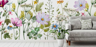 Florals - Delicate Floral Meadow Wallpaper, from £29 per square metre, Wallsauce (Wallsauce/PA)