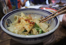 Chinese biang biang noodles