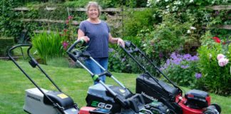battery lawn mowers tested
