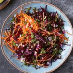 Beetroot, carrot and peanut salad (Nassima Rothacker/PA)