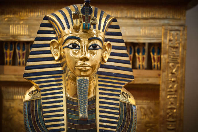 Tutankhamun’s funerary mask (iStock/PA)