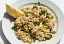 Crab and artichoke salad (The River Cafe Ltd/PA)