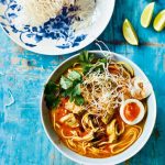 Coconut and chicken noodles