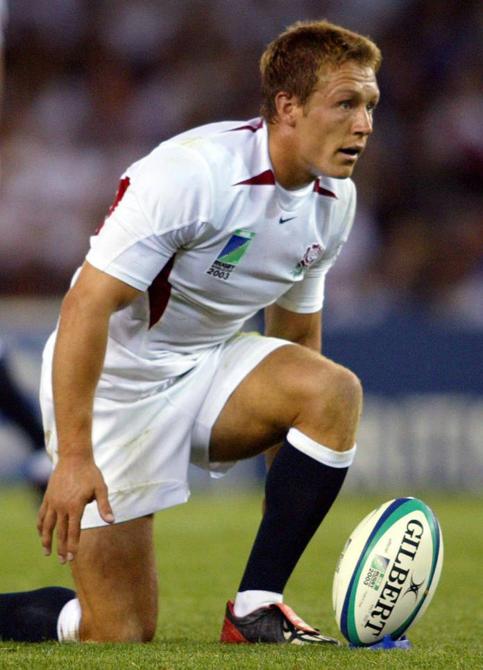 England's Jonny Wilkinson in action  during the 2003 Rugby World Cup in Australia.