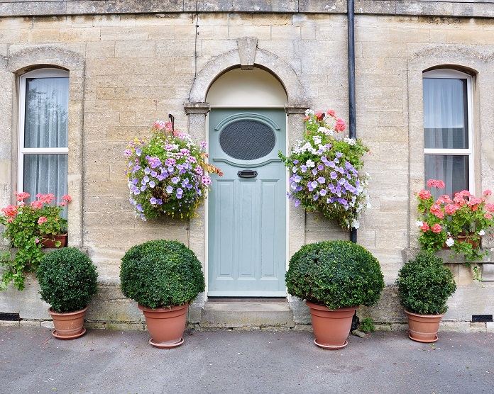 Front door plants