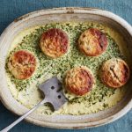 Undated Handout Photo of the mushroom souffle from Simple Comforts by Mary Berry (BBC Books, £26). See PA Feature FOOD Mary Berry. Picture credit should read: Laura Edwards/PA. WARNING: This picture must only be used to accompany PA Feature FOOD Mary Berry
