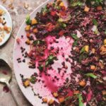 Black lentil and beetroot larb from Restore by Gizzi Erskine
