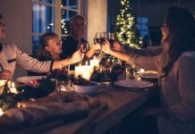 Christmas dinners through the ages