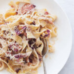 Pappardelle with Cream, Radicchio and Prosciutto by Claire Thompson