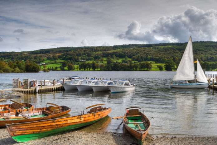 Boats on Coniston Water 