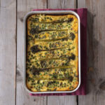 Tenderstem Broccoli, Pea and Spinach Frittata with Herby New Potatoes