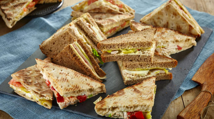 Lunchtime sandwiches are still the go-to meal.