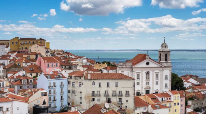 Lisbon skyline.