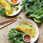 Sizzling Vietnamese crepe