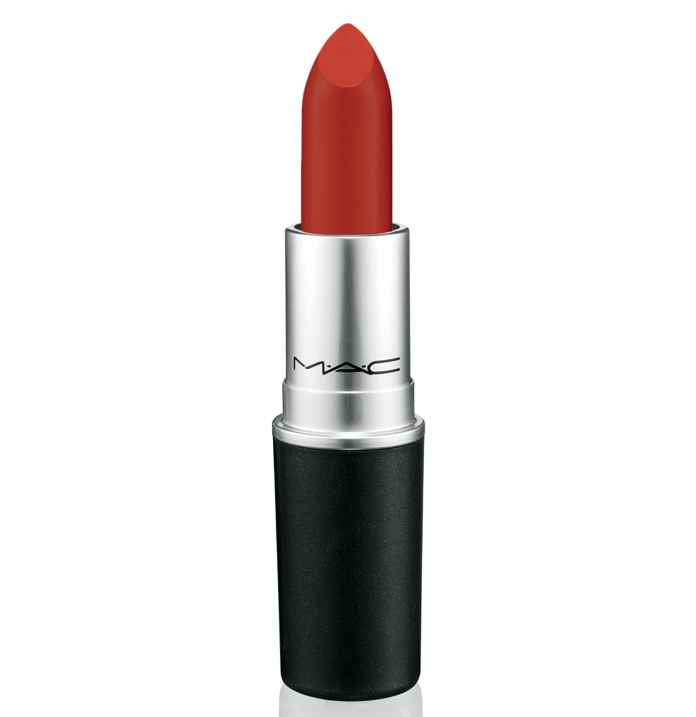 Undated Handout Photo of MAC Retro Matte Lipstick Ruby Woo, £17.50, available from MAC.