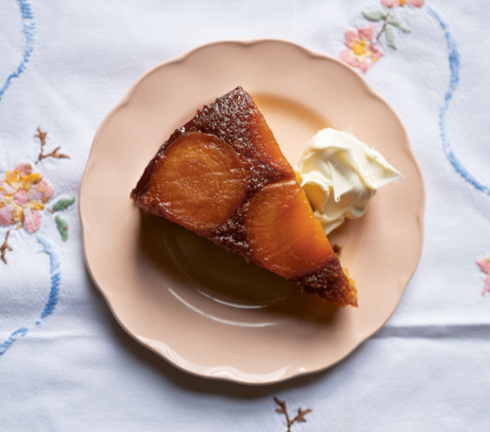 Caramelised Apricot Cake