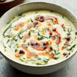 Hot yogurt and spinach soup recipe