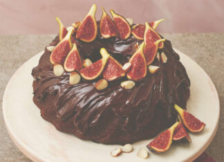 Candice Brown’s fig and brazil nut chocolate mud cake
