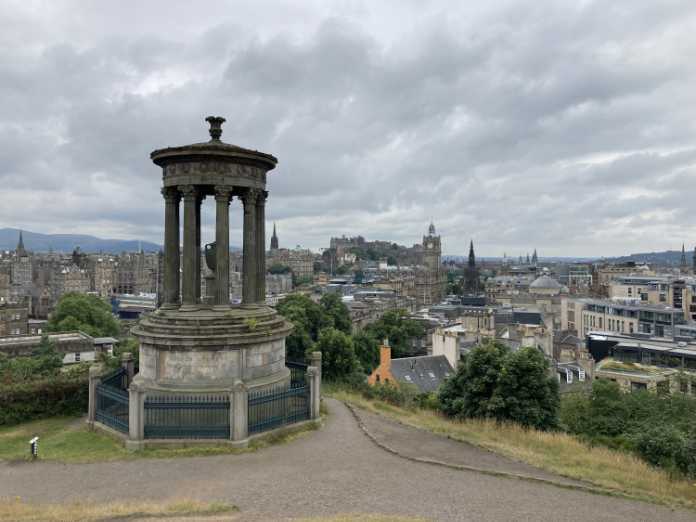 The view from Calton Hill 