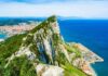 Gibraltar, United Kingdom: The tip of the rock of Gibraltar.