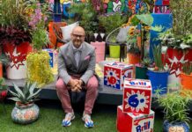 Pop Street Garden with designer John McPherson, RHS Chelsea Flower Show 2021