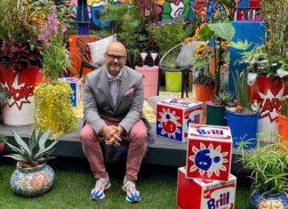 Pop Street Garden with designer John McPherson, RHS Chelsea Flower Show 2021