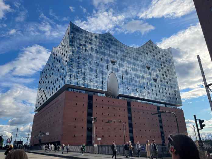 The Elbphilharmonie in HafenCity, Hamburg