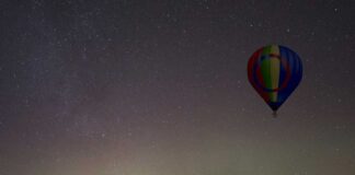 Hot air ballooning in the Arctic