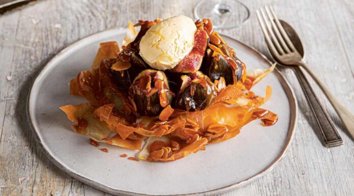 Filo croustades of figs from BUTTER: Comforting, Delicious, Versatile, Over 130 Recipes Celebrating Butter by James Martin