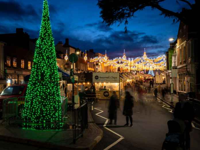 Stratford-upon-Avon Christmas market.